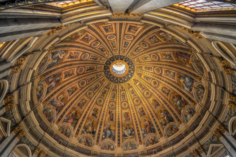italy vatican museum ceiling istk