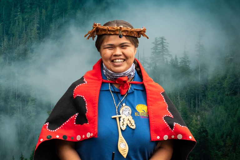 canada first nations guide at klahoose wilderness resort