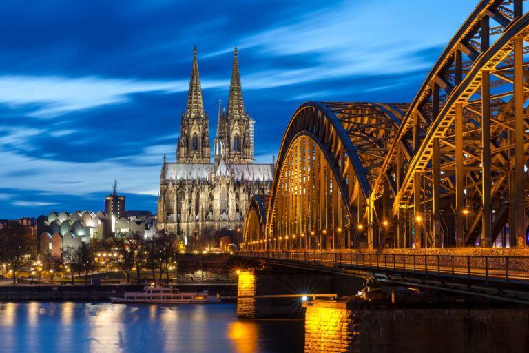 germany cologne cathedral and hohenzollern bridge istk