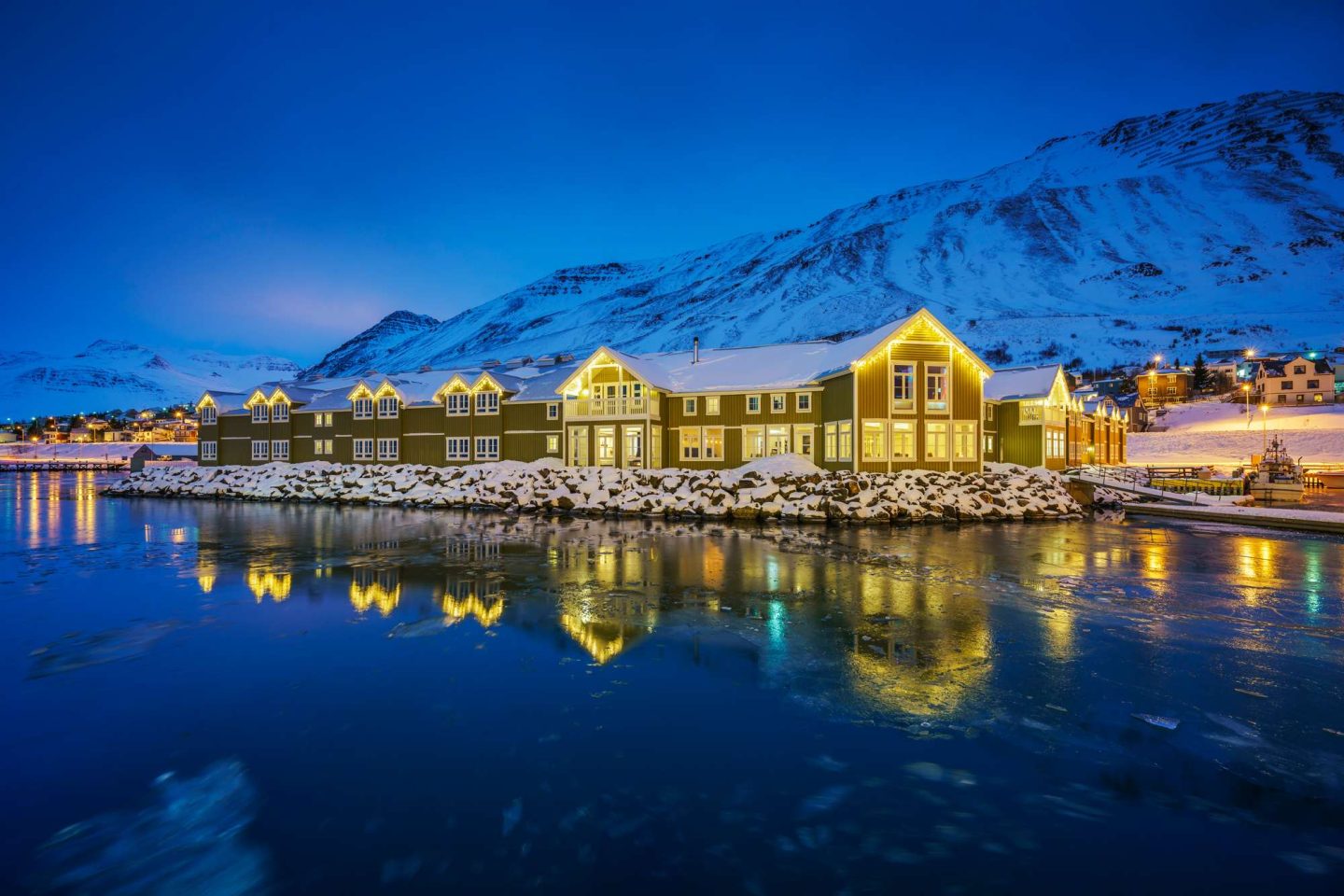north iceland siglo hotel siglufjordur winter rth
