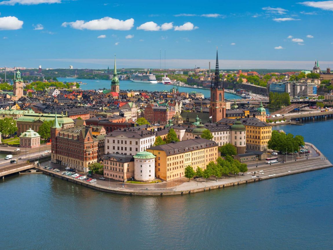 sweden stockholm view over gamla stan istk
