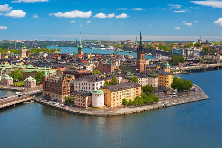 sweden stockholm view over gamla stan istk