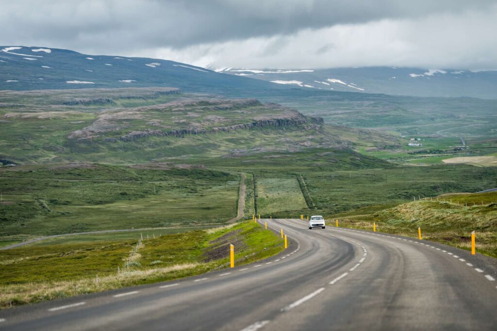 iceland road1 near egilsstadir east fjords istk