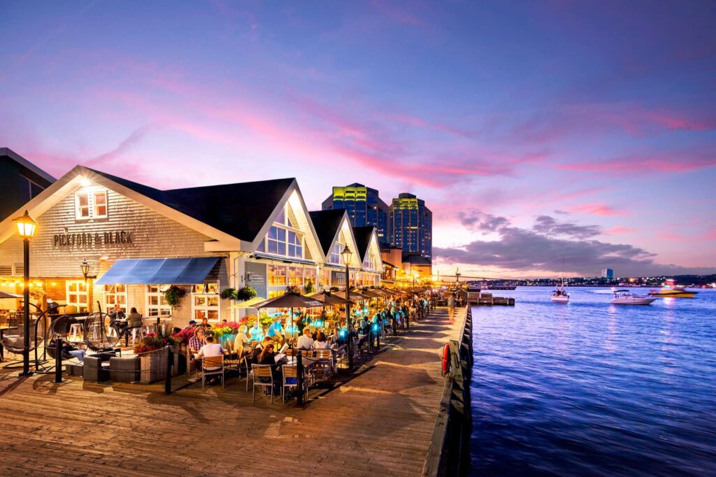 canada nova scotia dining on halifax waterfront tb