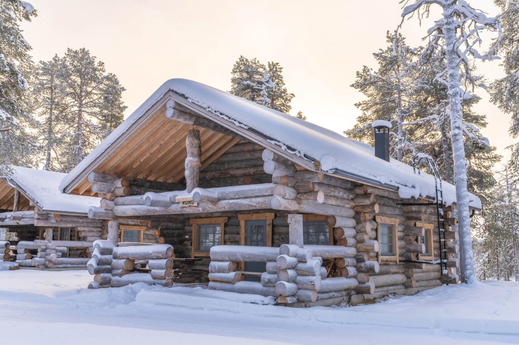 finland nellim wilderness hotel log cabin
