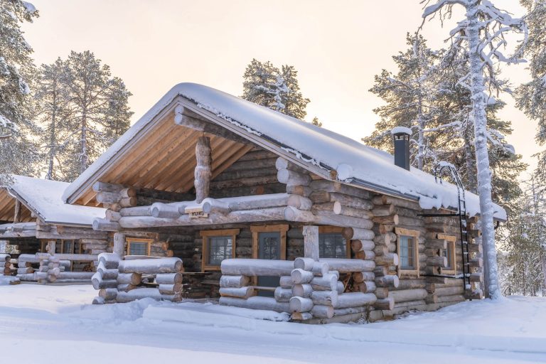 finland nellim wilderness hotel log cabin