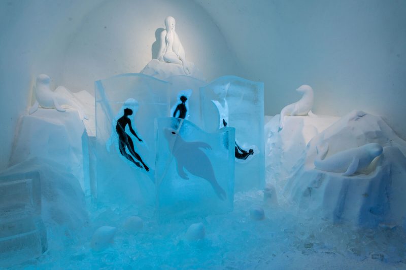 icehotel33 art suite maighdeann roin by emilie and sara Steele ak