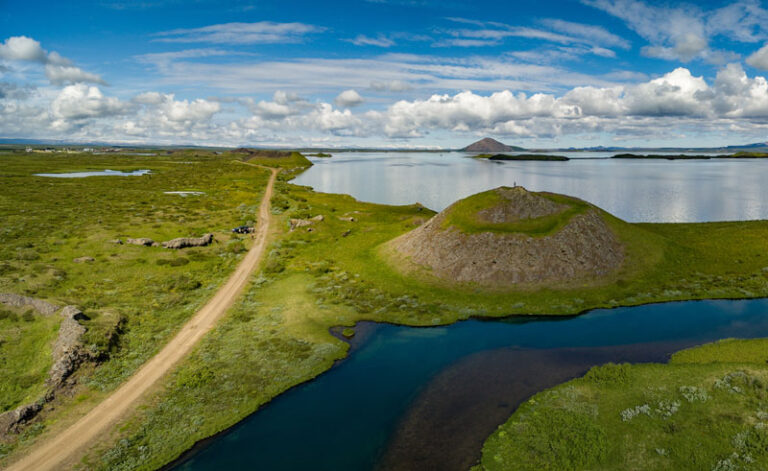 iceland north lake myvatn pseudo craters rth