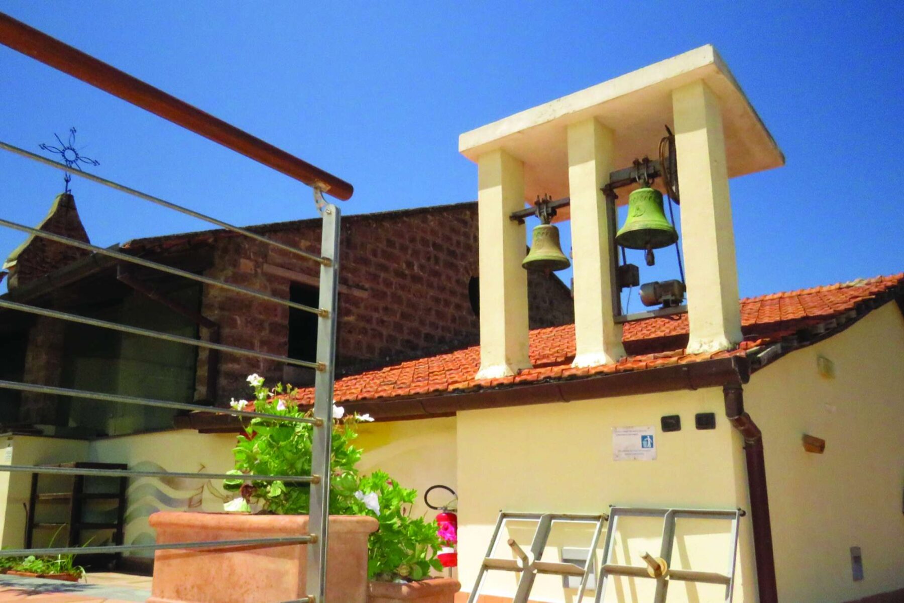 edu italy seven hostel roof bells